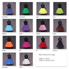 Tüllrock Tütü Ballettrock