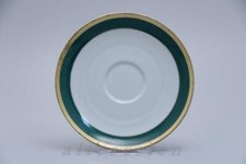 Kaffee- Untertasse Seltmann Weiden Patricia Grün Gold 2639