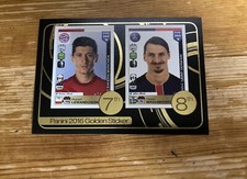 Robert Lewandowski Zlatan Ibrahimovic Panini FIFA 365 #11 2017 Golden Shoe