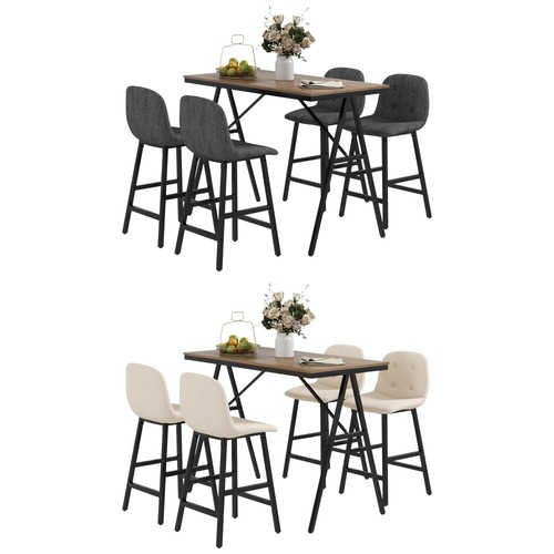 Bartisch mit barhocker set - bartisch,