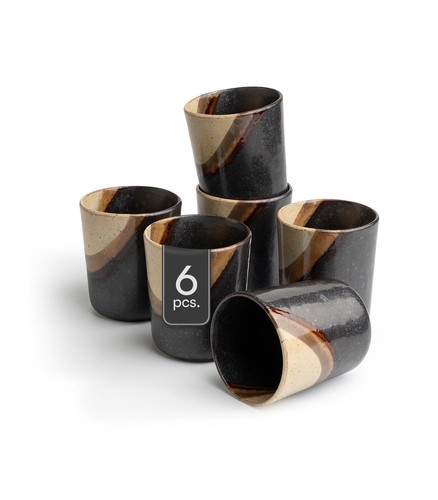 Kaffeebecher 6er set teebecher - 6er,