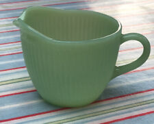 Vintage Jadeit Jane Ray Mid Century grün Glas Milchkännchen sehr guter Zustand