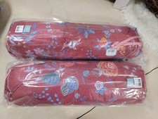 *neu* 2 Stk. Pip Studio Nackenrolle 70x22 Cm Flower Festival Dark Red Dunkelrot