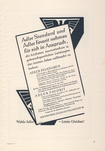 Adler standard favorit - &,