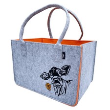 Filz Einkaufstasche COW