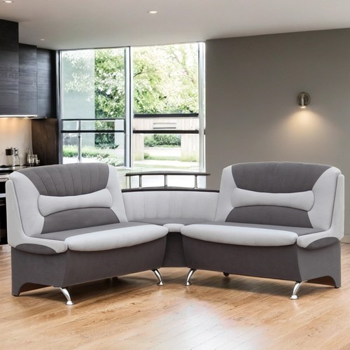 Eckbank stoff gepolstert - eckbank,