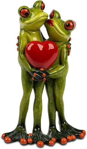 Froschpaar mit herz aus - froschpaar,