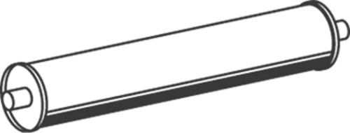 Mittelschalldämpfer dinex - mittelschalldämpfer,