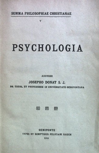 Psychologia summa - psychologia.,