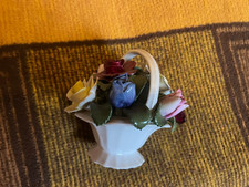 Blumenkorb Porzellan Aynsley England ca. 12 cm hoch