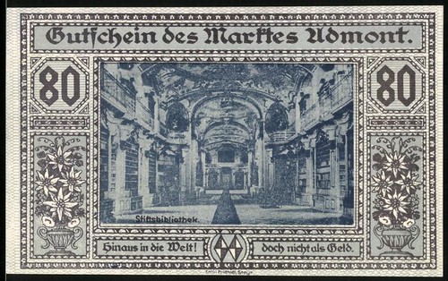 Notgeld admont 1920 80 - notgeld, 1920,