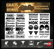 40x Motorrad Sponsoren