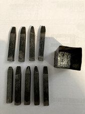 Schlagzahlen 6 mm in Blech - Kassette ohne Deckel