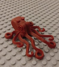 1x Lego Tier Octopus dunkel
