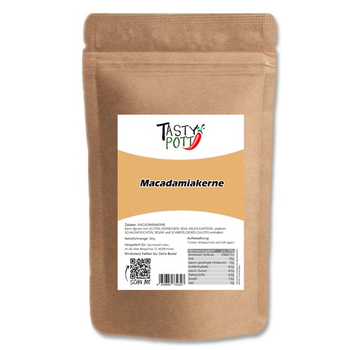 Tasty pott macadamia - tasty, nüsse
