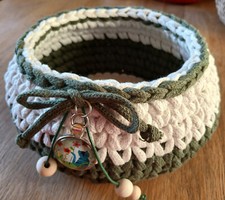 Körbchen, Korb gehäkelt