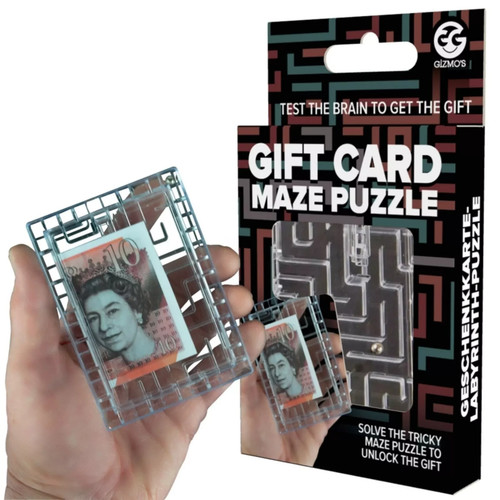 Geschenkkarte labyrinth puzzle - labyrinth,
