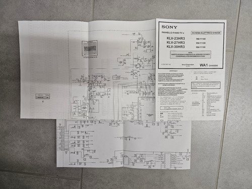 Original sony schaltplan klv - schaltplan,