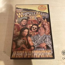 WWF WWE Wrestlemania IX (9) Coliseum Video VHS Original