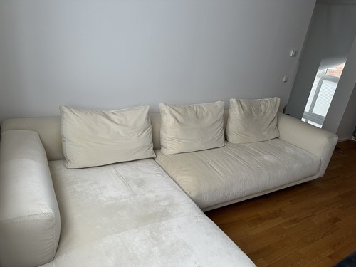 Schönes eck sofa - schönes, weiß
