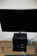 TV Halterung Ständer Standfuß Glas LCD Plasma Rack Design Regal Regal Aluminium