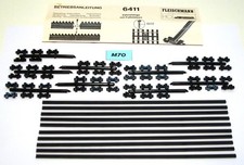 10 flexible Zahnstangen 6411