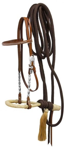 Western horse rawhide bosal - horse,