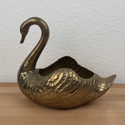 Messing schwan groß - messing, schwan,