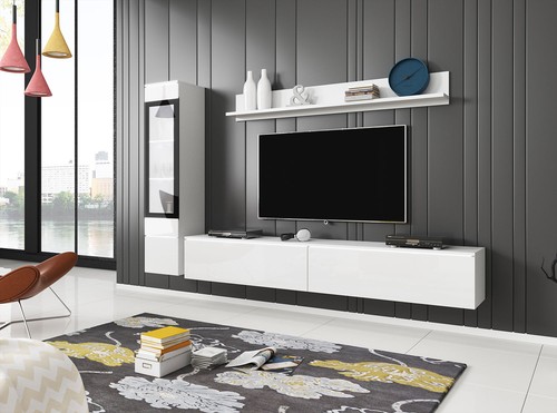 Wohnwand anbauwand mediawand - anbauwand,