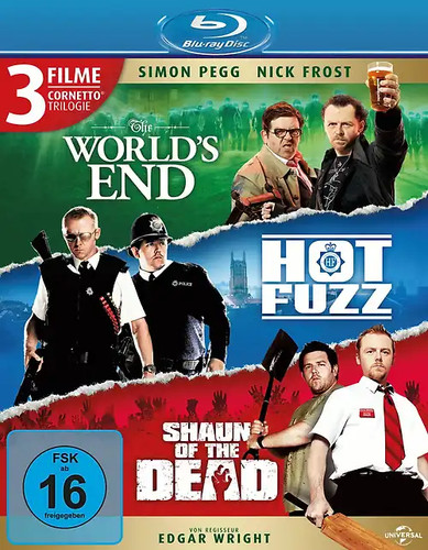 Cornetto trilogy blu ray - cornetto,