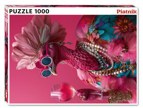 Puzzle pink birdie - t.),