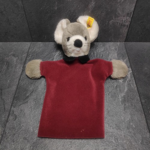 Vintage steiff handpuppe maus - vintage,
