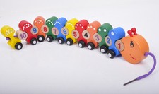 Holzspielzeug Zahlenschnecke