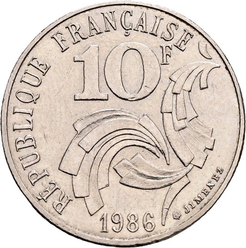 Frankreich francs 1986 - frankreich,, 10