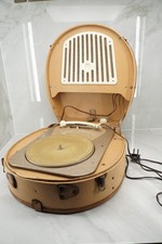 Philips Hutschachtel AG 2113 Plattenspieler Koffer beige orange