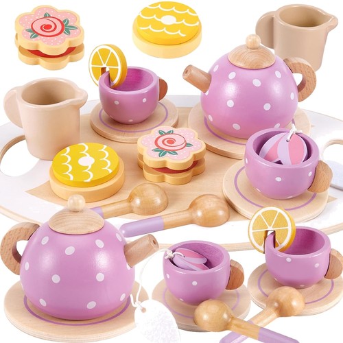 Kinder teeservice holz set - kinder,
