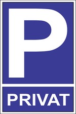 * Parkplatz Schilder