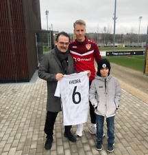 DFB DEUTSCHLAND 2014 ADIDAS "KHEDIRA" TRIKOT; TEAM HANDSIGNIERT  "CHARITY"