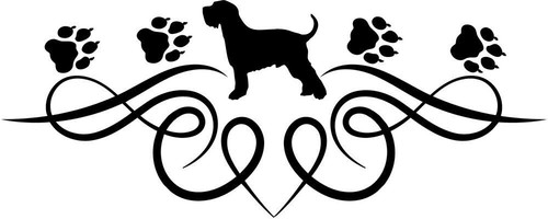 Riesenschnauzer autoaufkleber - riesenschnauzer,