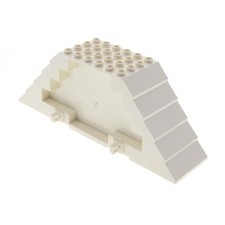 1x Lego Roof 16x4x5 White