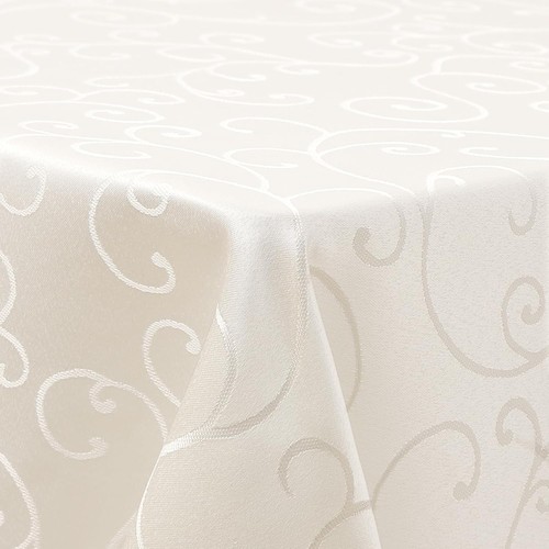 Tischdecke abwaschbar jacquard - abwaschbar,