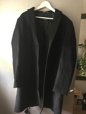 ANSON‘S ABRAMS Herrenmantel Schwarz, Gr. 102, Wolle, 2 Innentaschen, TOP-Zustand