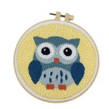 Stickerei-Sets Stitching Punch Nadel-Set Stricken Tier Muster Wandbilder mit