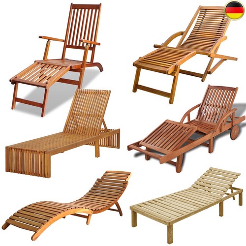 Holzliege sonnenliege - holzliege,