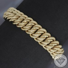 Wert 5900 € Doppelpanzer Armband (43,80 Gramm) 585 14 Karat Gelb Gold xxyy
