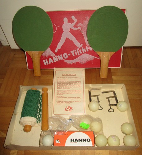 Tischtennis set vintage hanno - tischtennis-set,