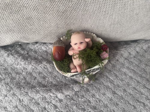 Polymer clay baby - clay, skulptur