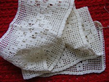 Borte Band alt vintage weiß Spitze Oma nähen basteln DIY Spitzenbordüre Bordüre