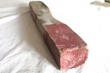 Schwemmholz Treibholz  Brett  L 70cm Pfahl rote Farbe Treibgut Shabby Kantholz