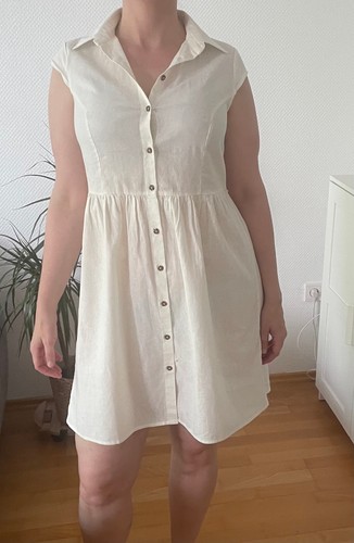 Sommertunika weiß leinen - sommertunika,